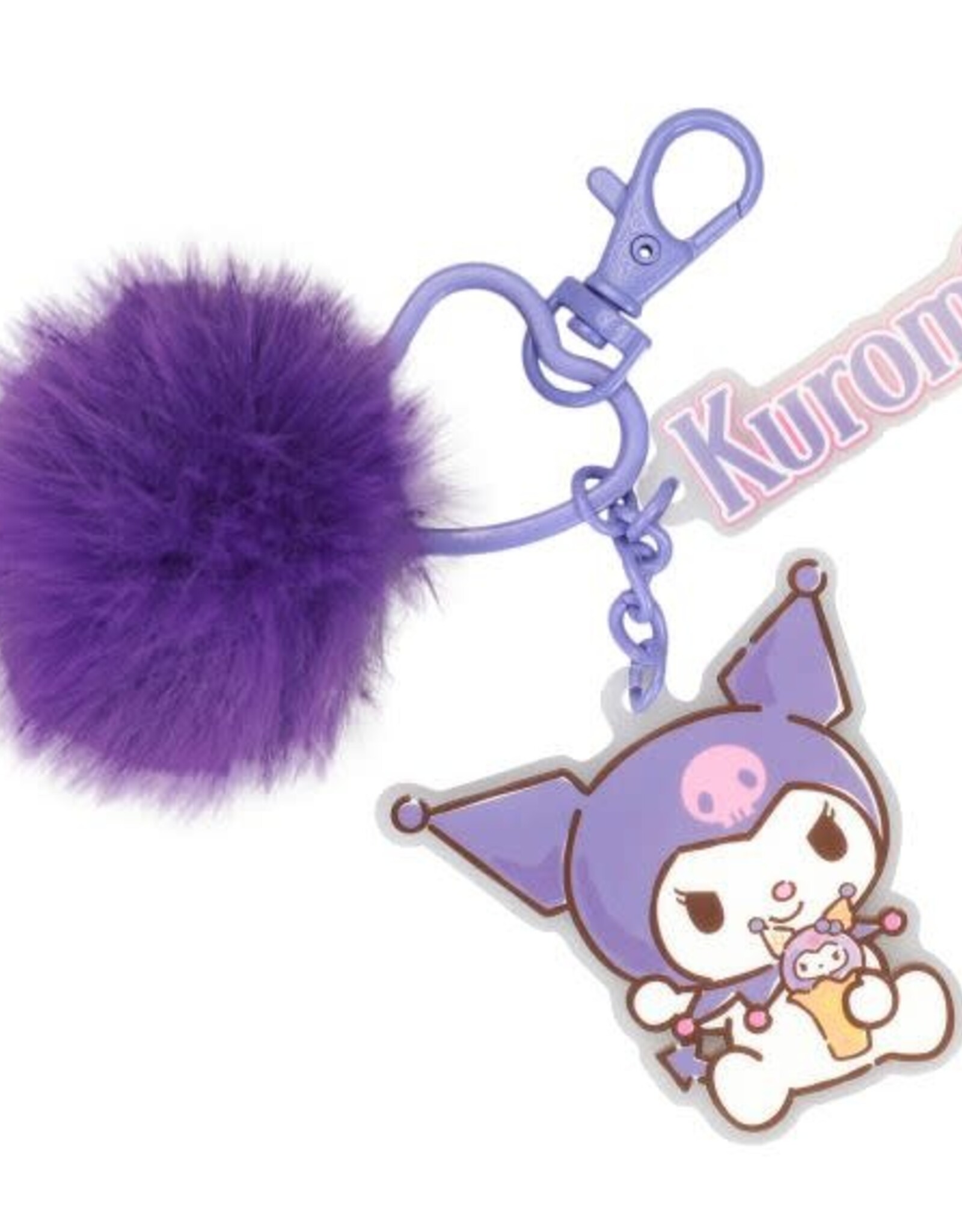 Kuromi - Favorite Flavor Double Printed Acrylic Multi Charm Keychain