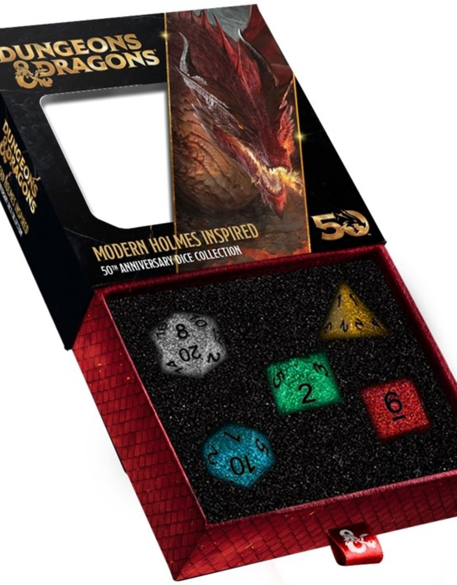 DND 50TH ANNIVERSARY DICE COMMEMORATIVE SET