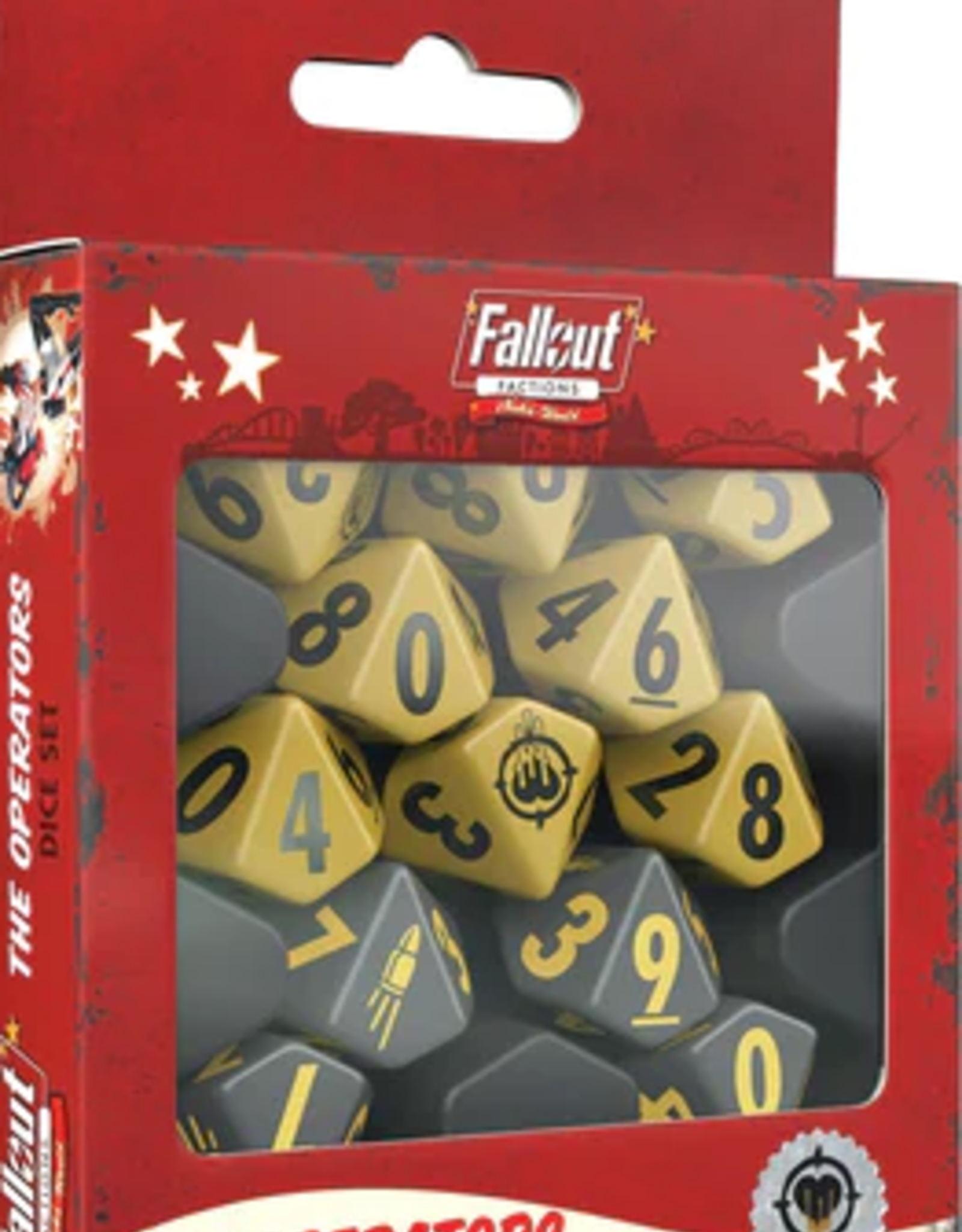 FALLOUT FACTIONS DICE SET THE OPERATORS