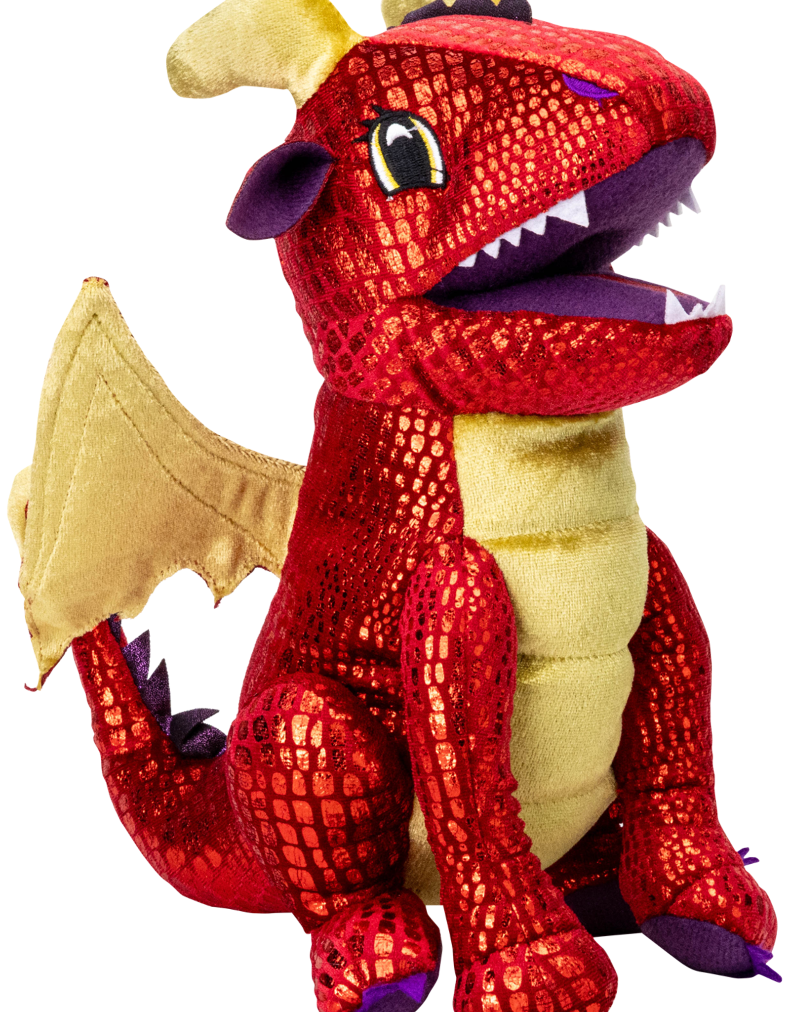 PLUSH DICE BAG RED DRAGON