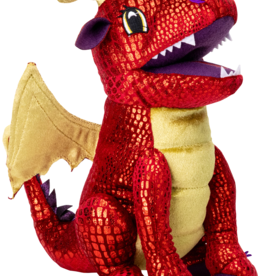 PLUSH DICE BAG RED DRAGON