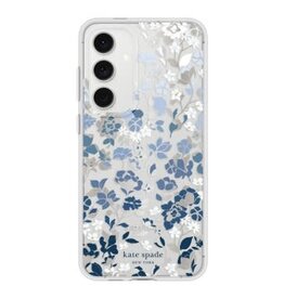 Samsung Galaxy S24 FE Kate Spade Protective Prints Case - Flowerbed Blue
