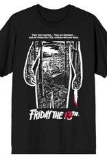 FRIDAY THE 13TH - They Were Warned Adult Black Tee XL/TG