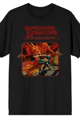DUNGEONS AND DRAGONS - Fantasy Role Playing Game Adult Black Tee L/G