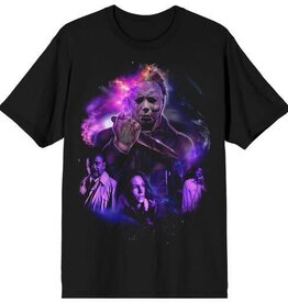 HALLOWEEN - Purple Universe Adult Black Tee XL/TG