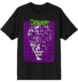BATMAN - The Joker Rectangle Art Adult Black Tee XL/TG