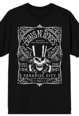 GUNS N ROSES - Paradise City Adult Black Tee XL/TG