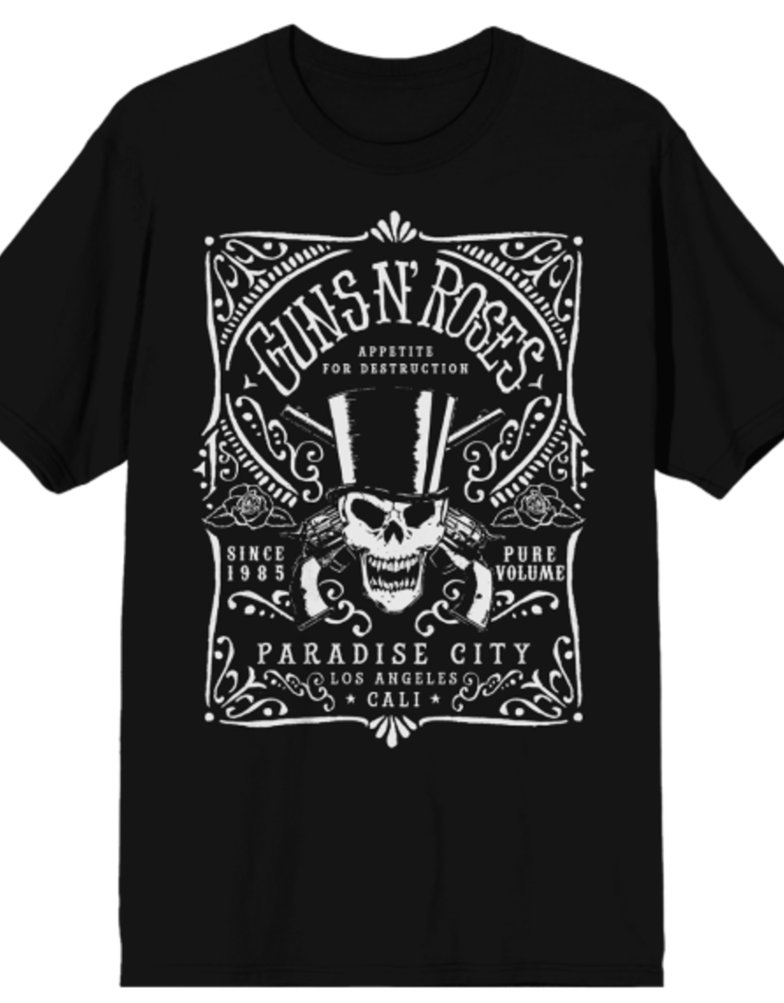 GUNS N ROSES - Paradise City Adult Black Tee XL/TG