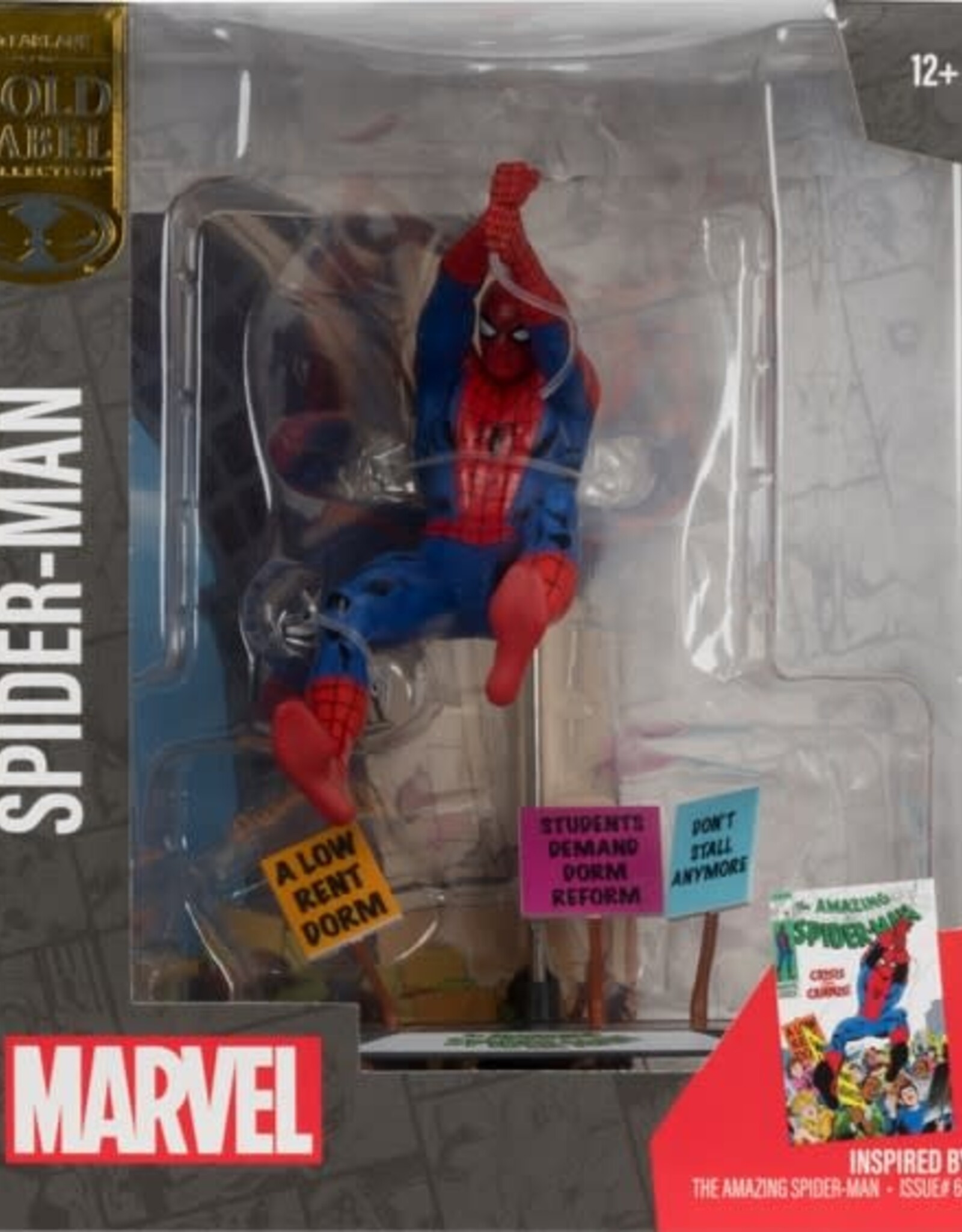 MARVEL COLLECTION 1:10TH WV2 - SPIDER- MAN (THE AMAZING SPIDER-MAN #68) (GOLD  LABEL)