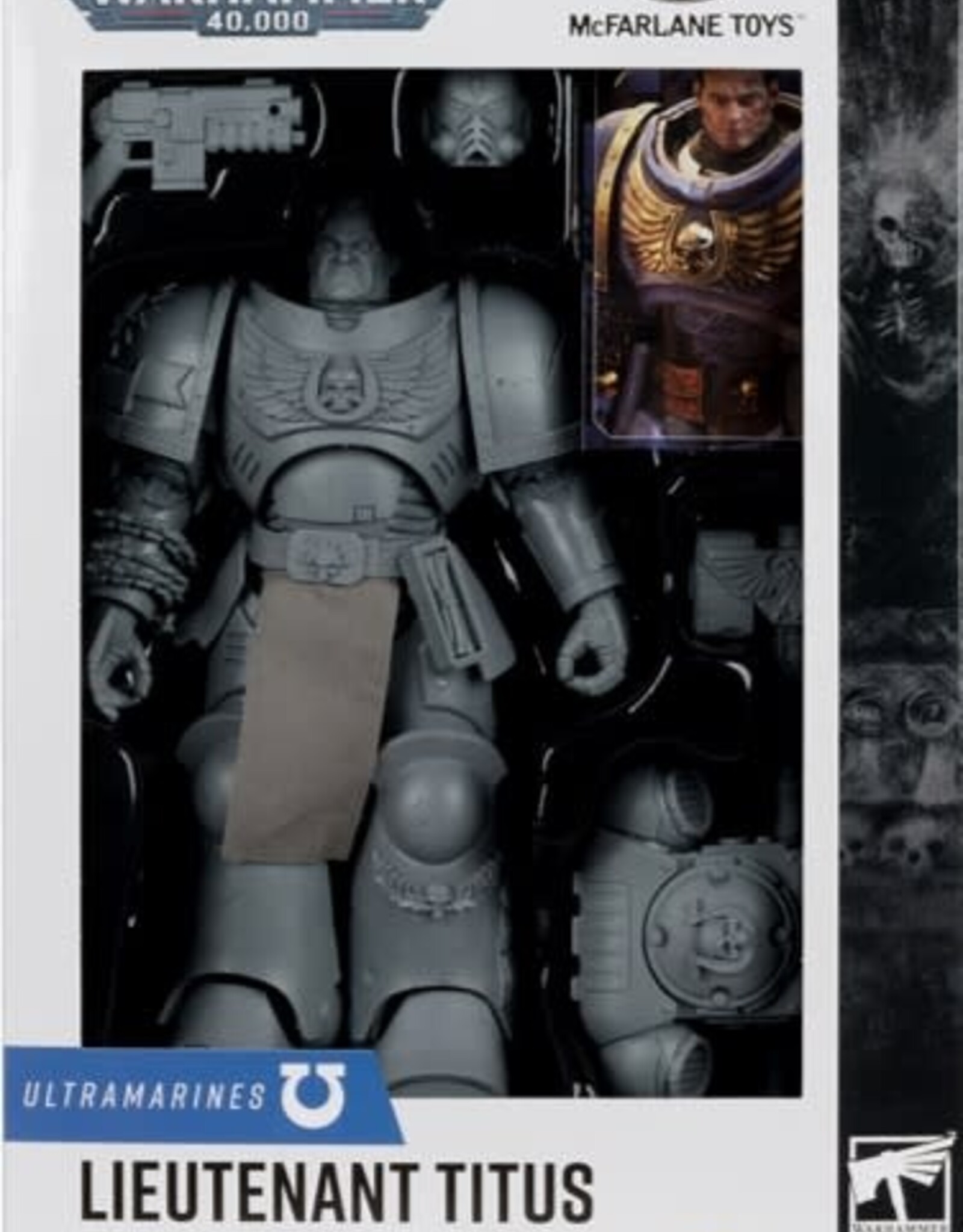 WARHAMMER 40000 7" FIG WV10 - LIEUTENANT TITUS (SPACE MARINE II) (ARTIST PROOF)