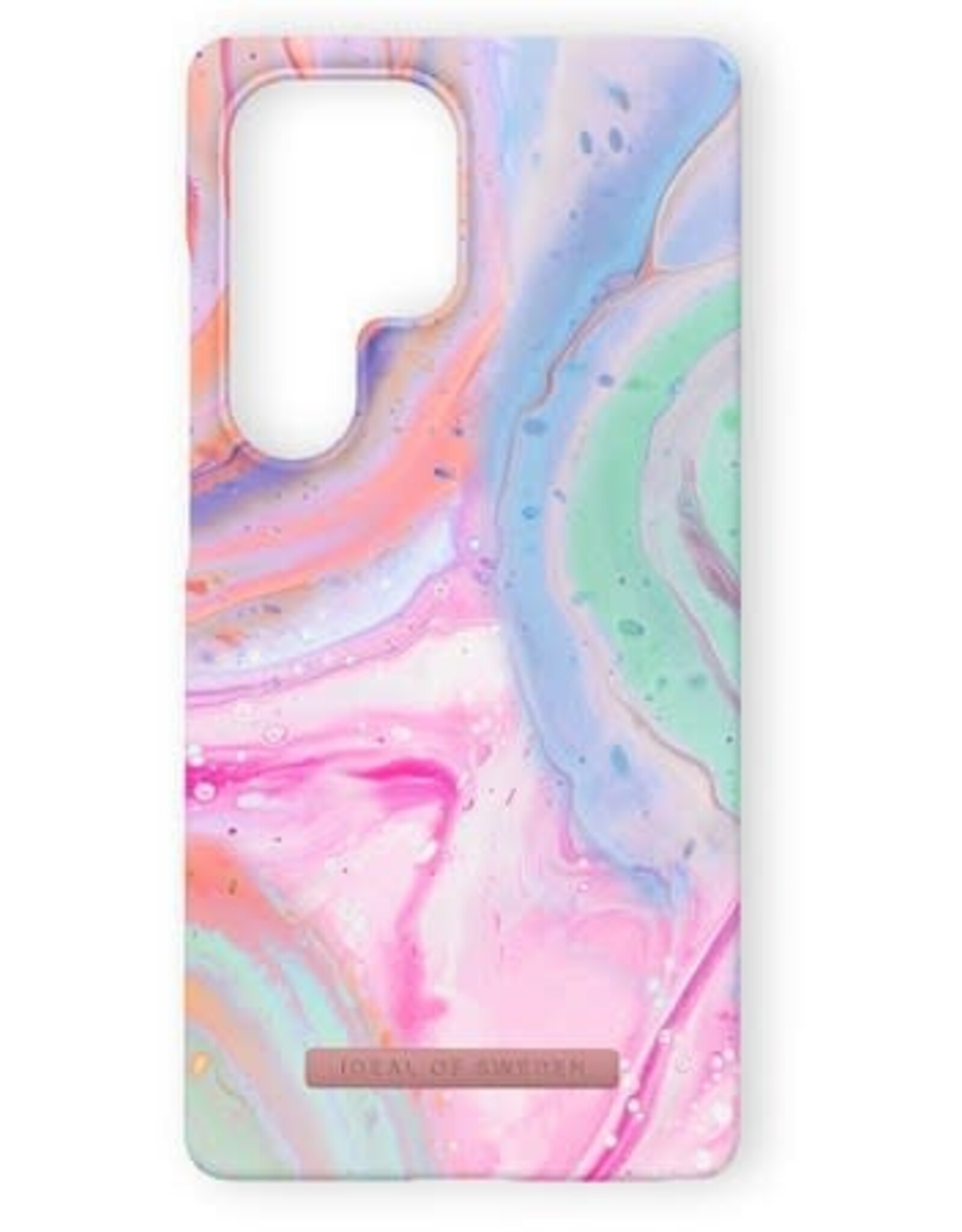 Printed Case Compatible w/ MagSafe Galaxy S25 Ultra Pastel Marble