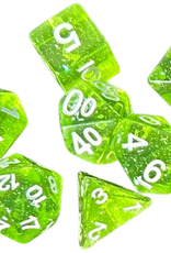 DCC RPG DICE SET GREENSTONE SHARDS