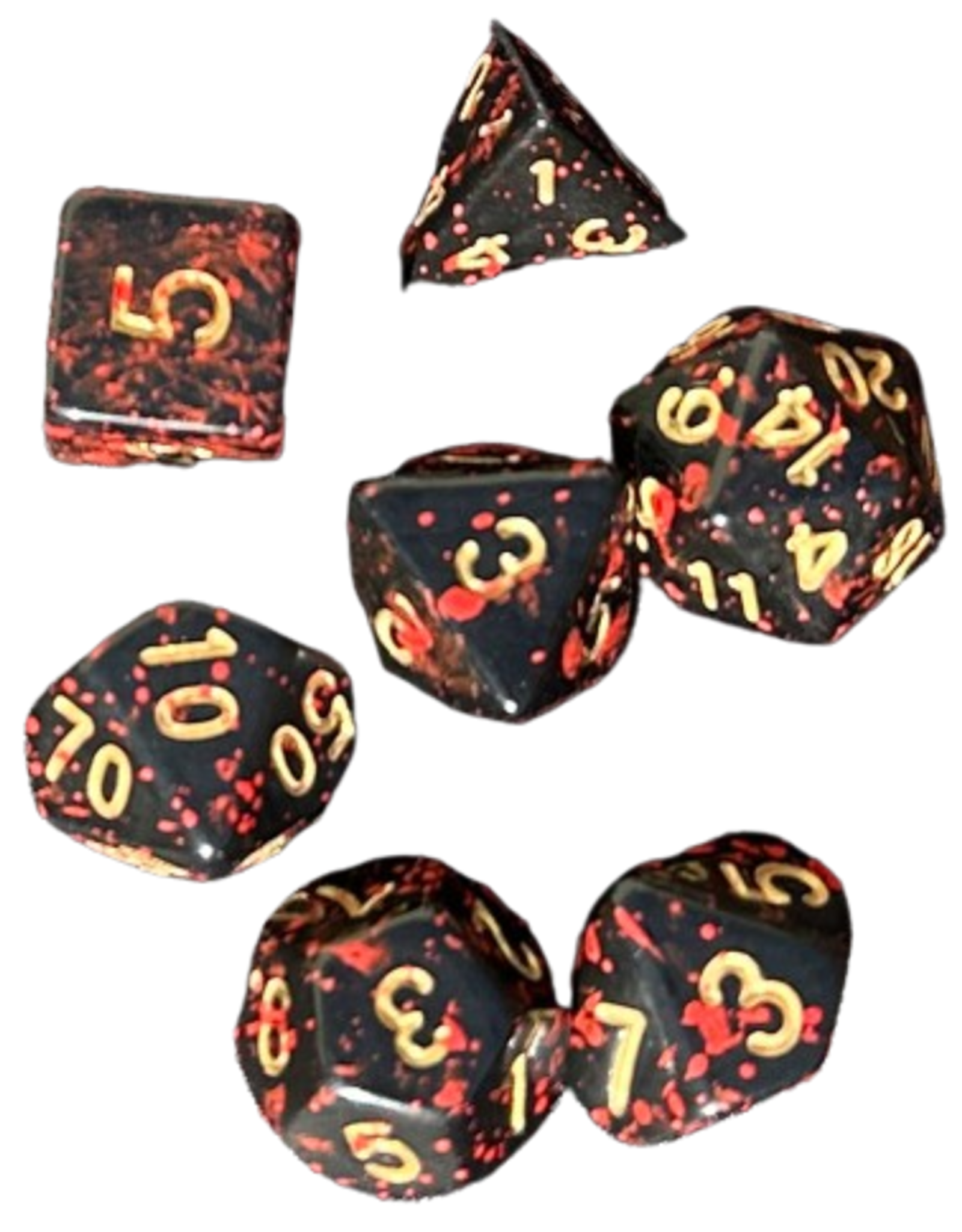 DCC RPG DICE SET BLOODY KITH HORDE