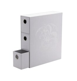 DRAGON SHIELD CARD FORTRESS CARD DRAWERS WHITE