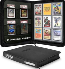 ER SHIELD+ 216 TOPLOAD CARDS BINDER  BLACK