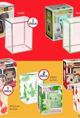 ER MIXED PRINTED PROTECTORS FOR FUNKO  POP 4" 0.40MM 10PK