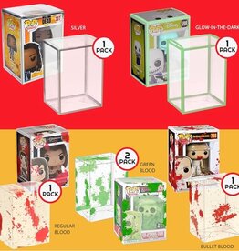 ER MIXED PRINTED PROTECTORS FOR FUNKO  POP 4" 0.40MM 10PK