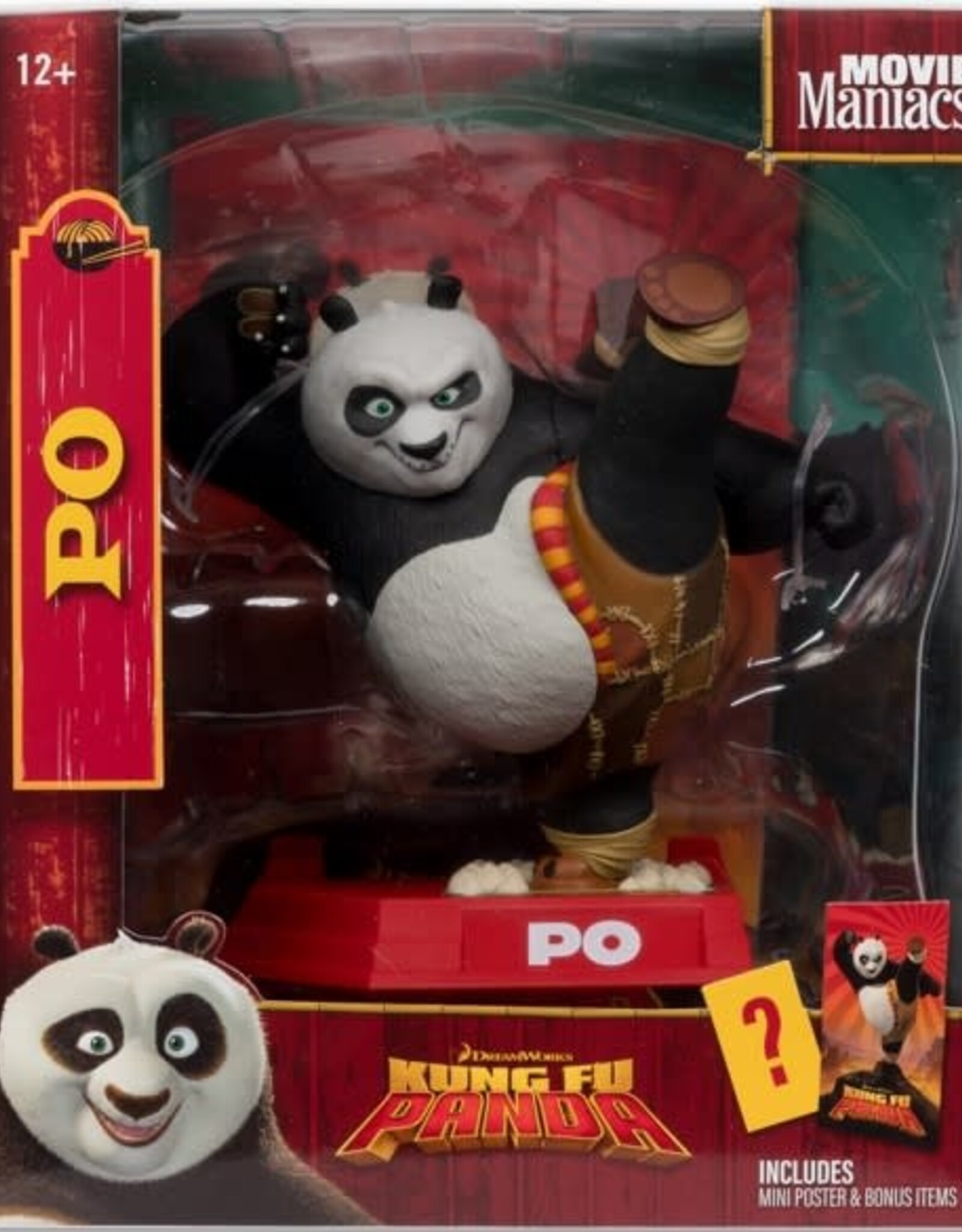 MOVIE MANIACS 6" POSED - NBC WV3 - PO  (KUNG FU PANDA)