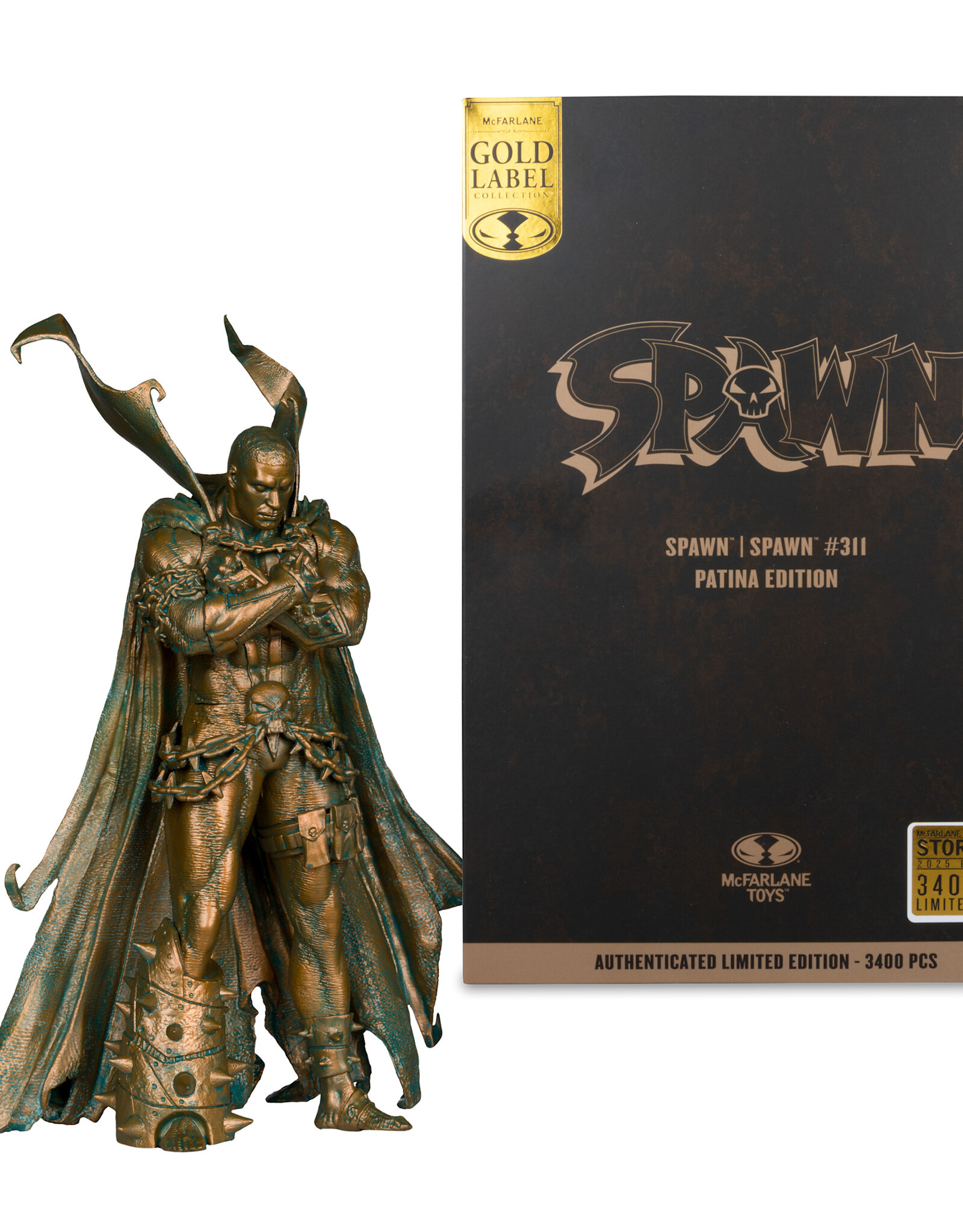 SPAWN 7" - SPAWN #311 PATINA EDITION (GOLD  LABEL)