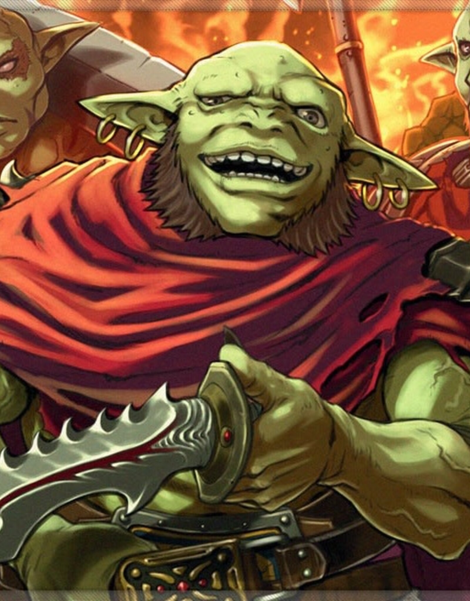 UP PLAYMAT MTG COMMANDER SERIES FAN  VOTE 1 KRENKO STITCHED