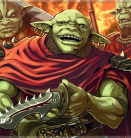 UP PLAYMAT MTG COMMANDER SERIES FAN  VOTE 1 KRENKO STITCHED