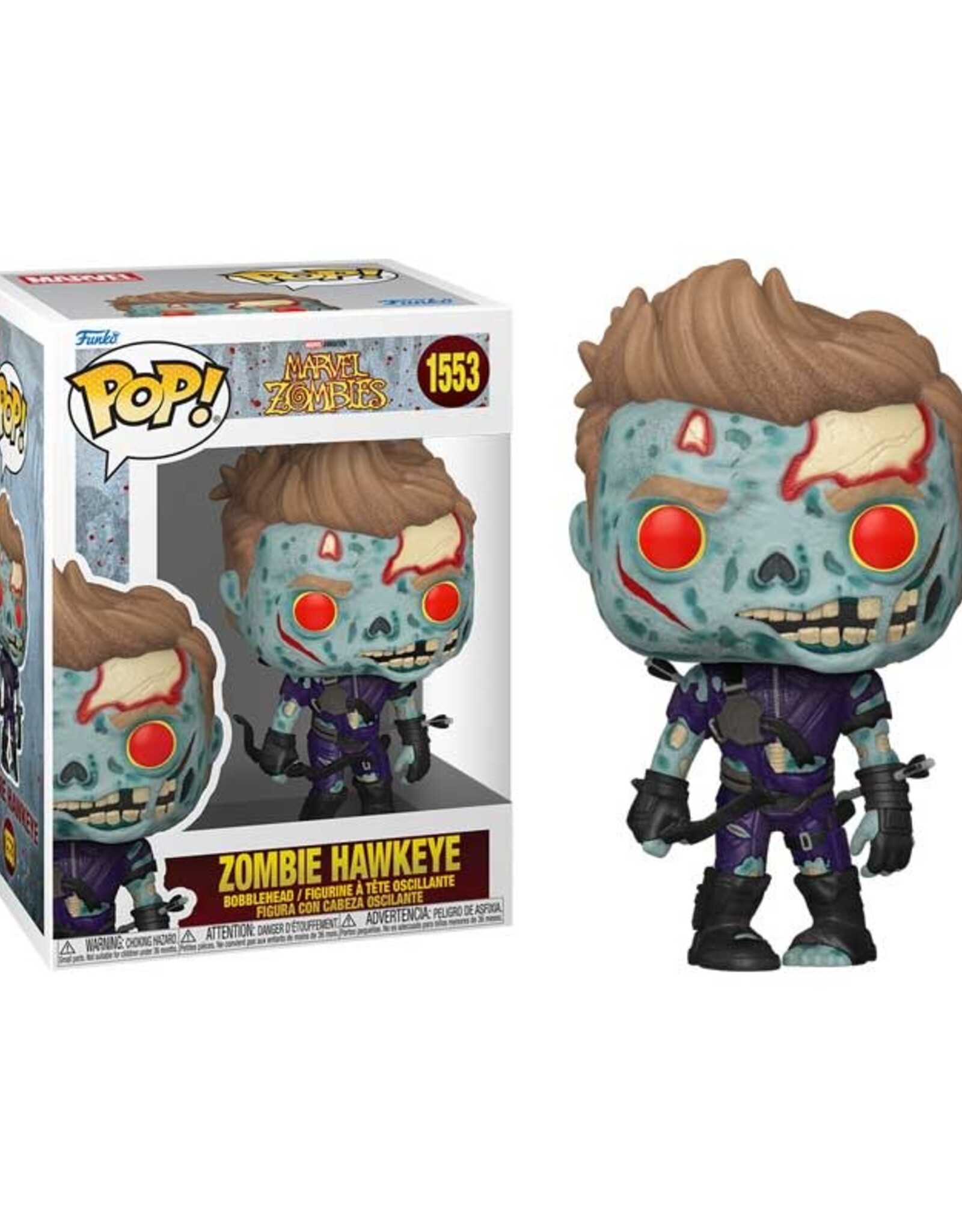 POP MARVEL ZOMBIES S4 HAWKEYE