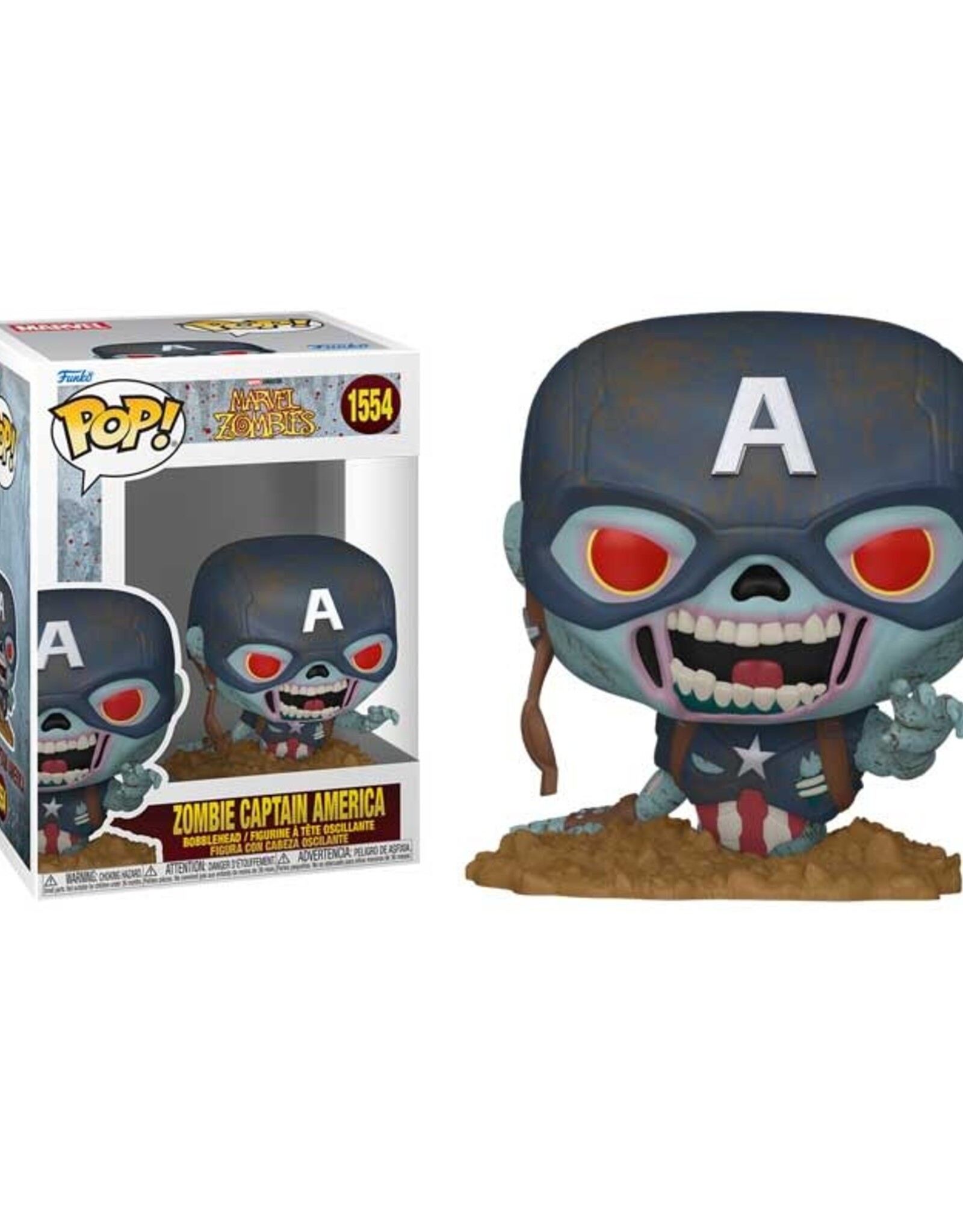 POP MARVEL ZOMBIES S4 CAPTAIN AMERICA