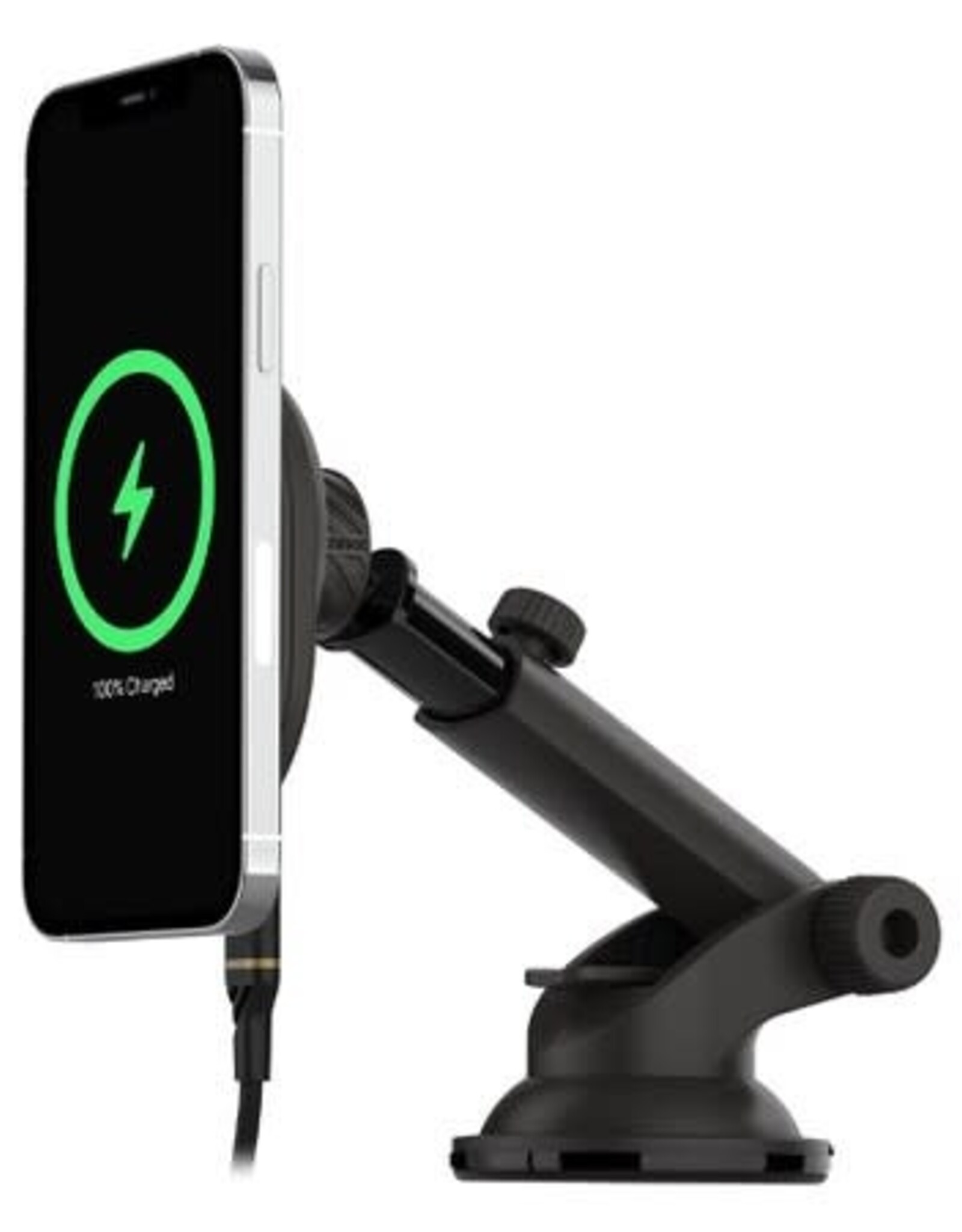 Wireless Charger Dash & Windshield Mount Black