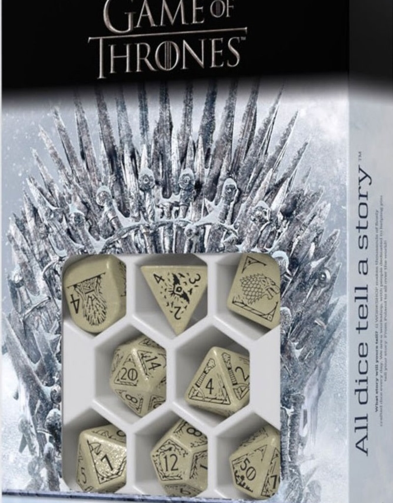 GAME OF THRONES STARK DICE SET