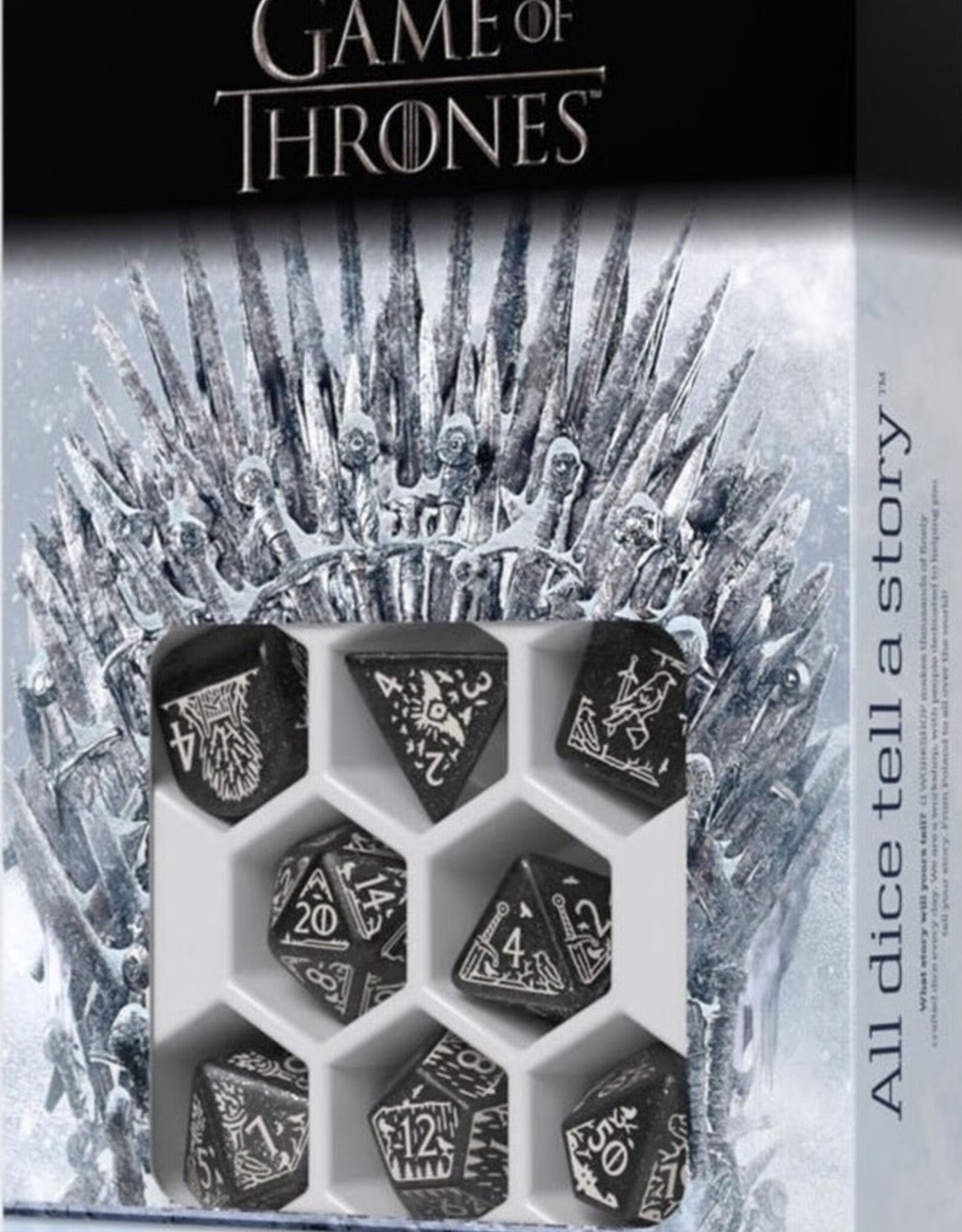 GAME OF THRONES NIGHTS WATCH DICE SET