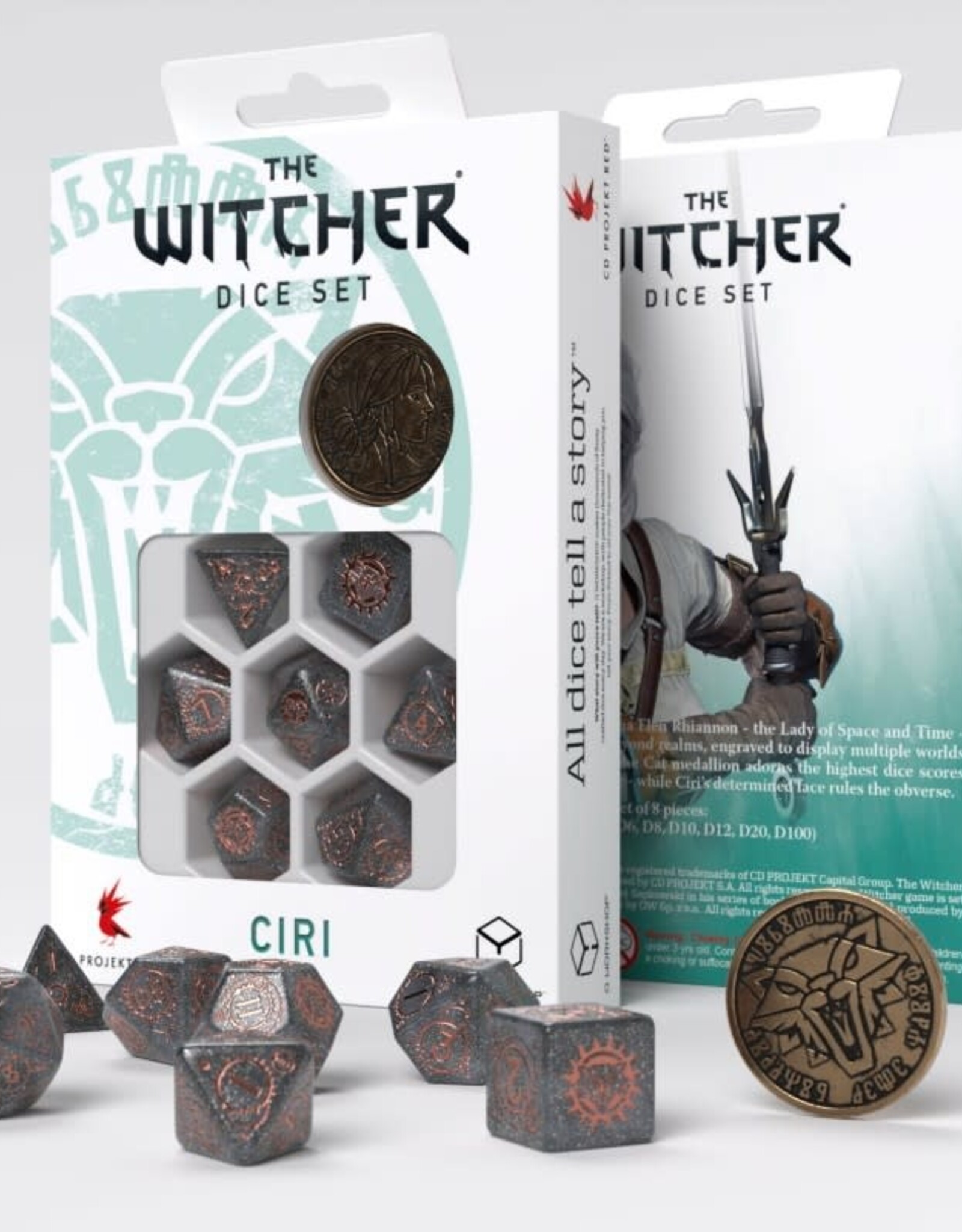 WITCHER DICE SET CIRI ELDER BLOOD