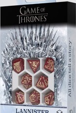 GAME OF THRONES LANNISTER DICE SET