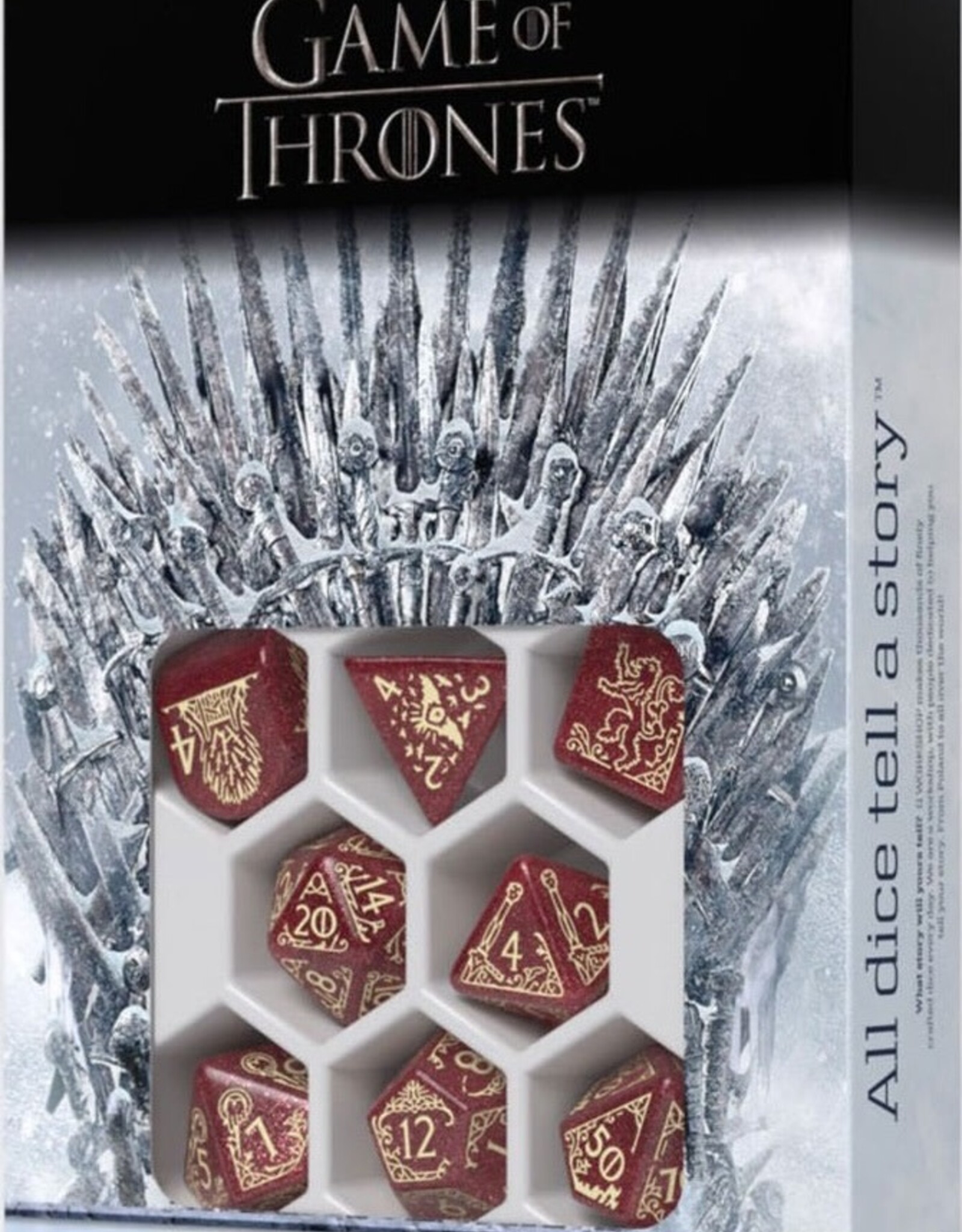 GAME OF THRONES LANNISTER DICE SET