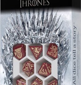 GAME OF THRONES LANNISTER DICE SET