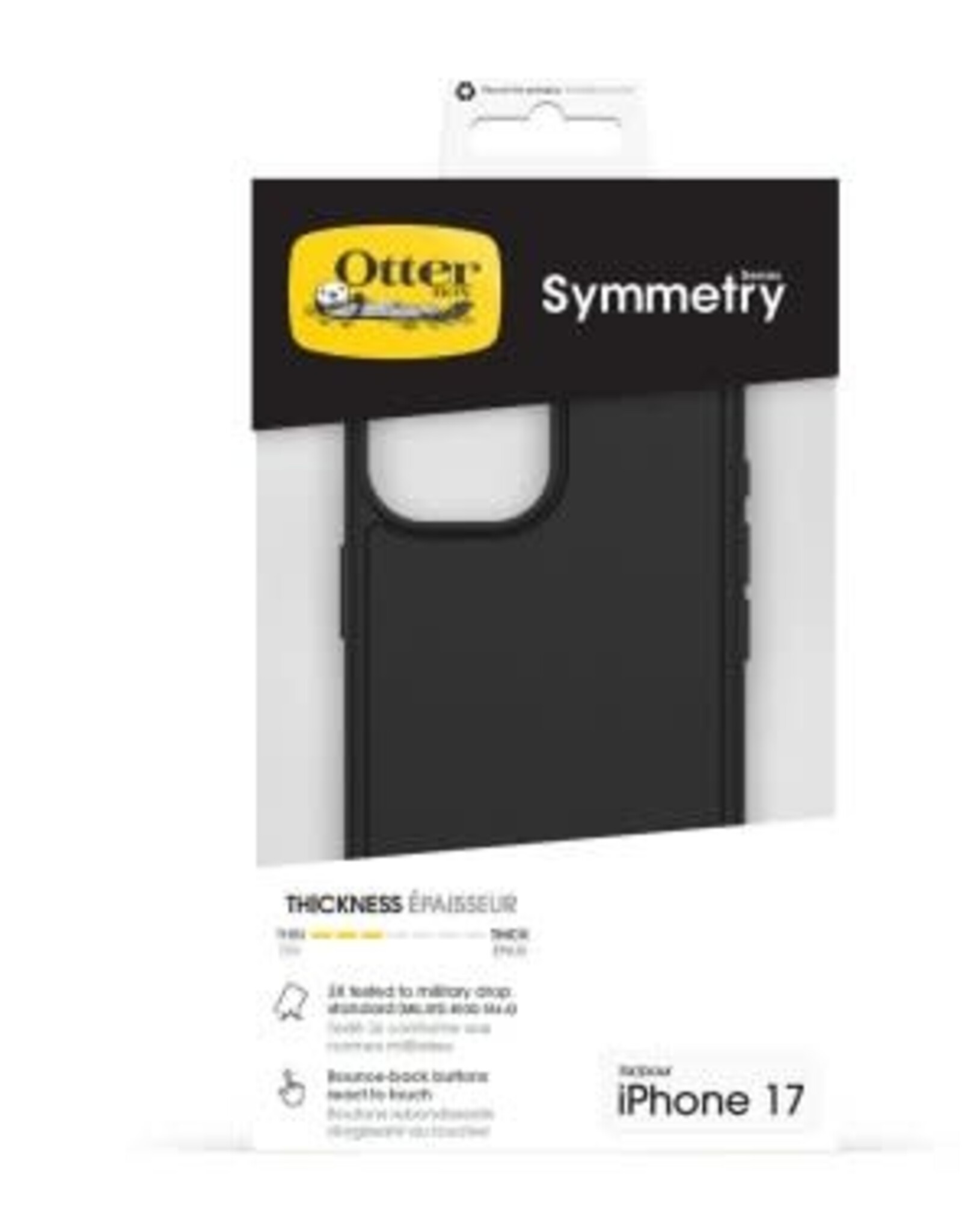 iPhone 17 Otterbox Symmetry w/MagSafe + Camera Control Case - Black