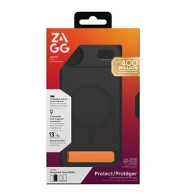 iPhone Air ZAGG Graphene Sedona Snap Kickstand Case - Flood Black/Orange