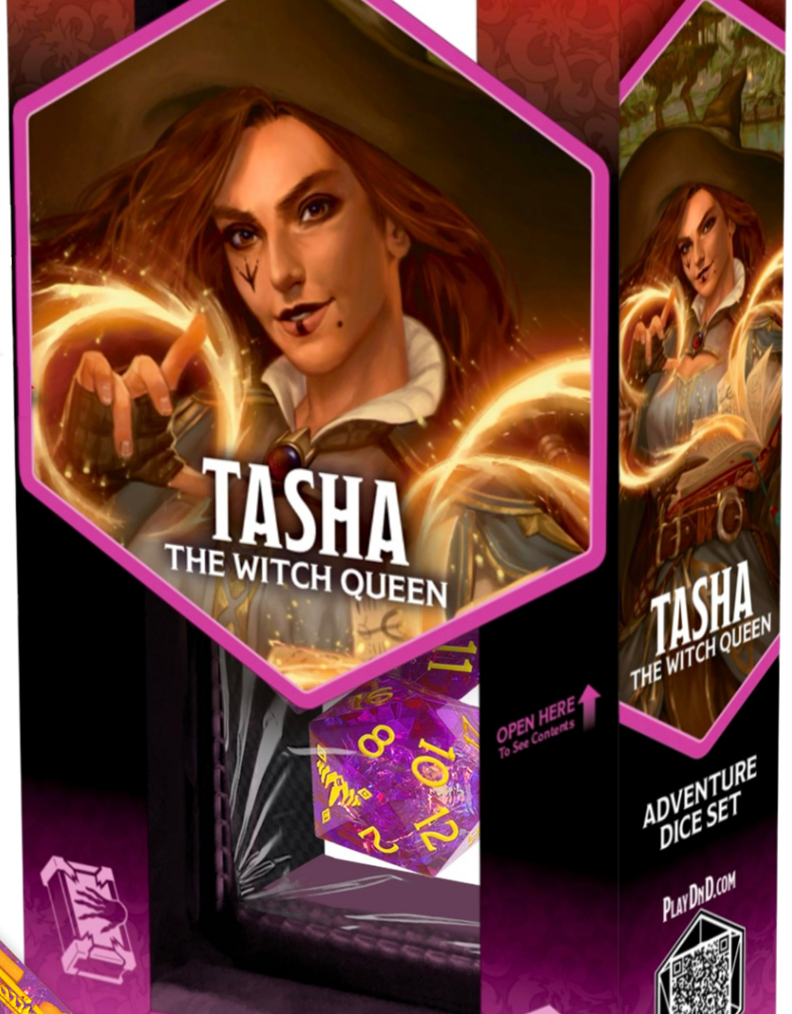 DND ADVENTURE DICE TASHA THE WITCH  QUEEN SHARP-EDGED