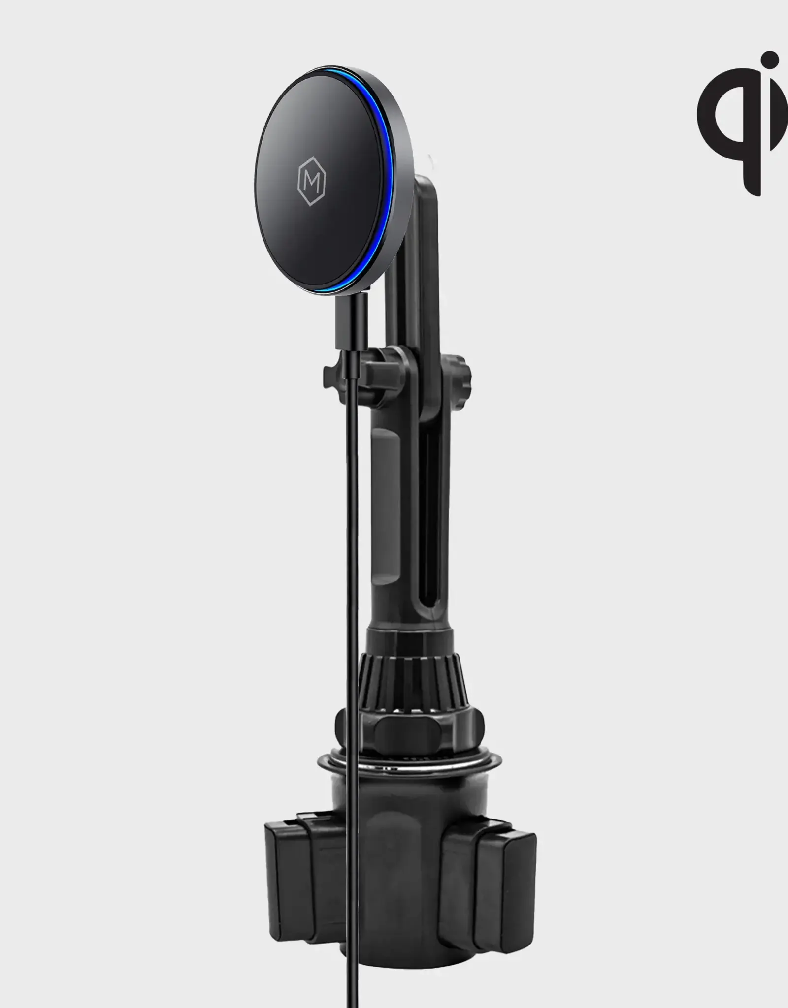 MagSwitch Qi2 Wireless Charger - Cup Holder Mount