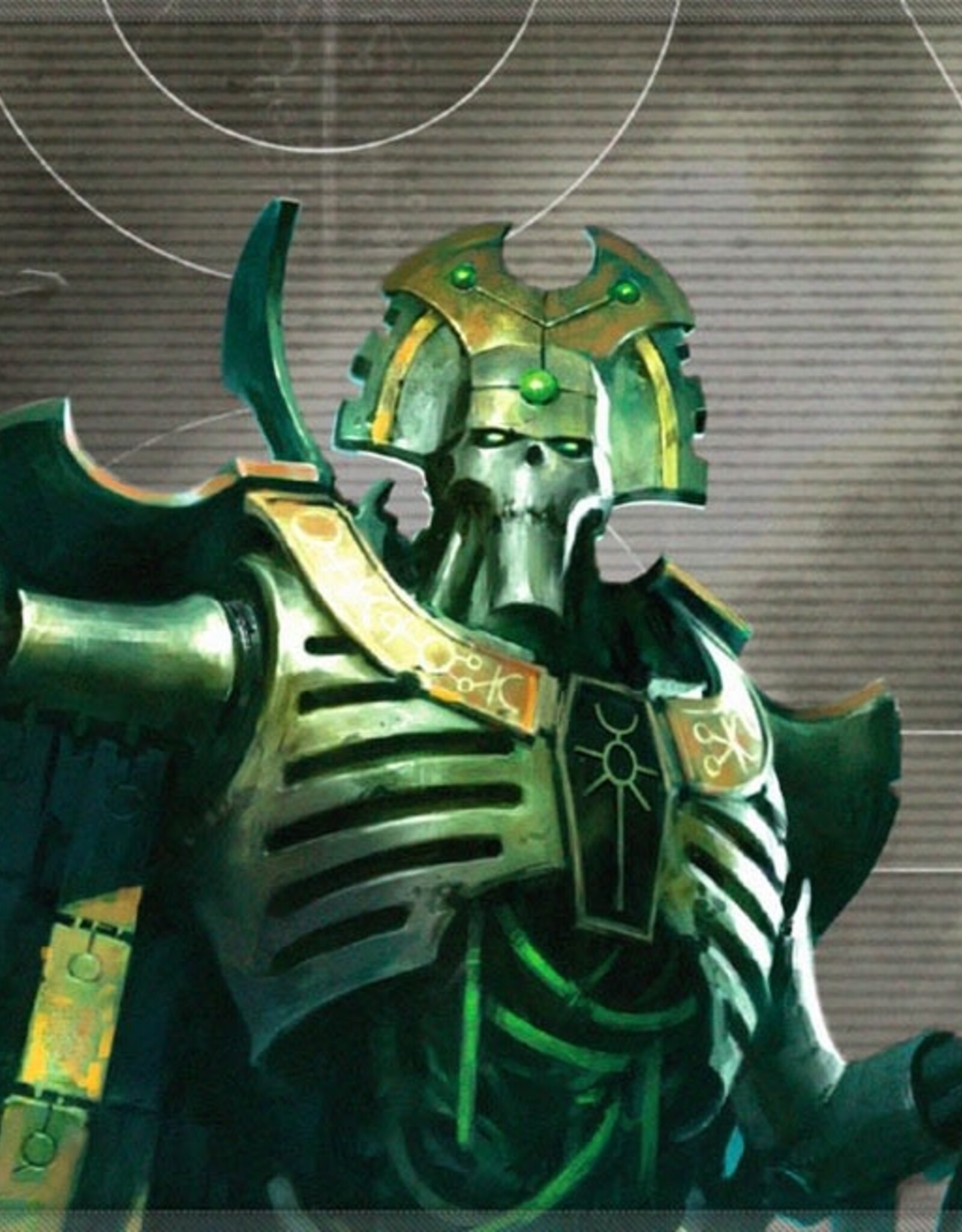 UP PLAYMAT WARHAMMER 40K NECRON CODEX ALIGNED STITCHED