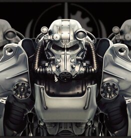 UP PLAYMAT MTG FALLOUT BROTHERHOOD OF STEEL BETHESDA BLACK STITCH