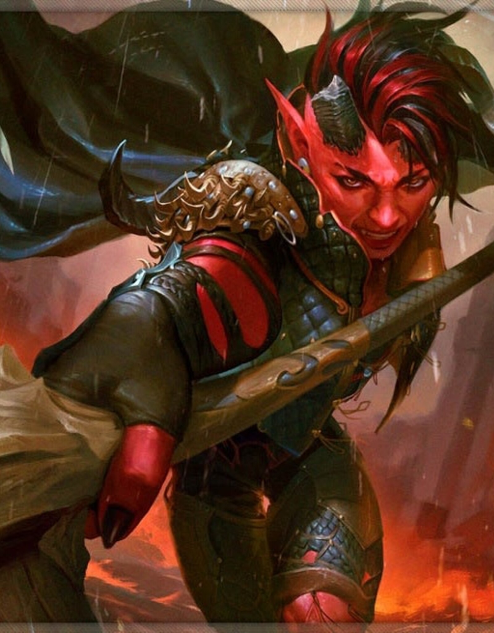 UP PLAYMAT MTG COMMANDER SERIES FAN VOTE 2 KARLACH STITCHED