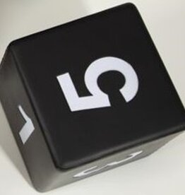 FOAM DICE D6 BLACK