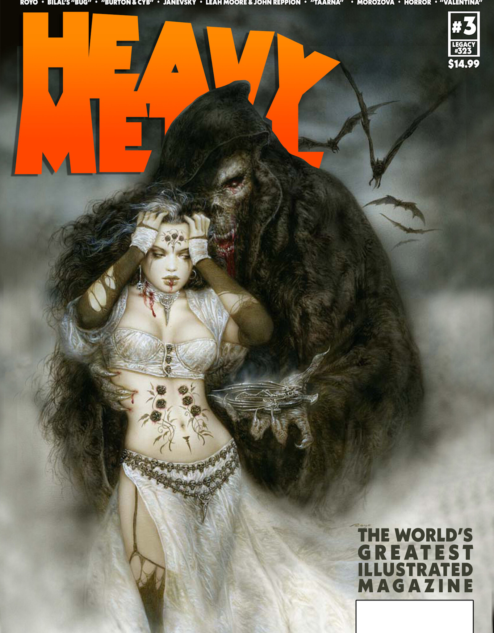 HEAVY METAL MAGAZINE #3 CVR A LUIS ROYO