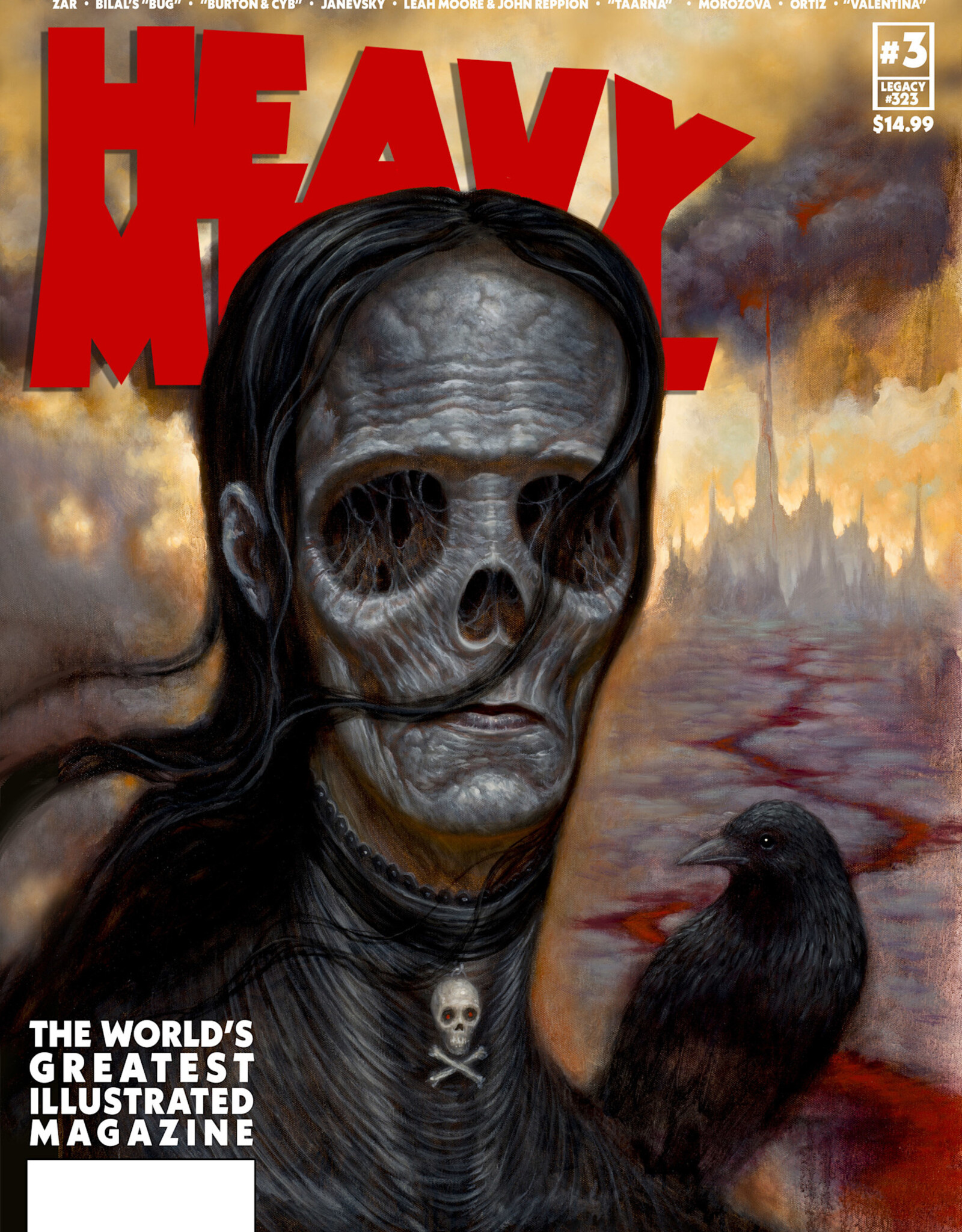 HEAVY METAL MAGAZINE #3 CVR B CHET ZAR