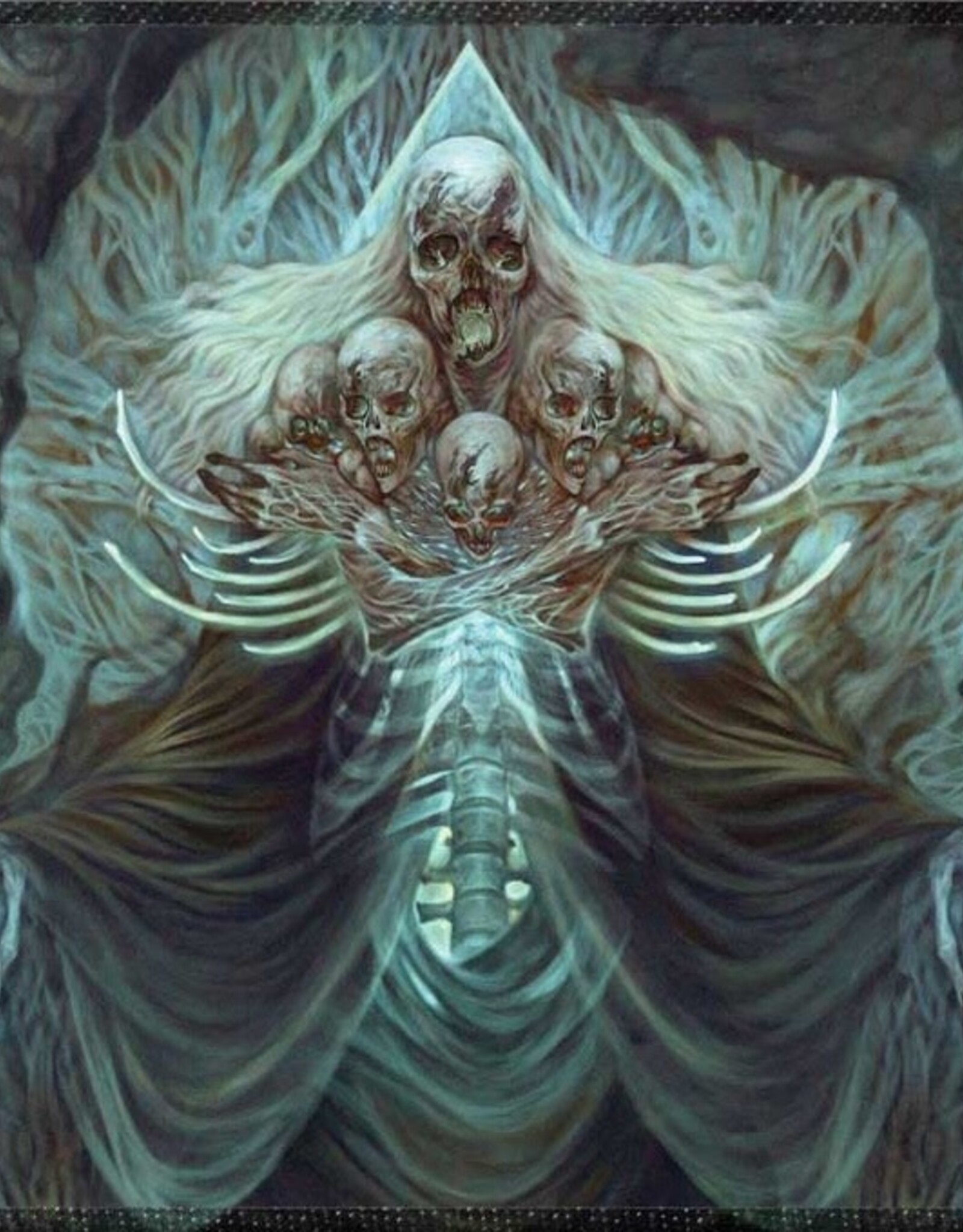 UP PLAYMAT MTG COMMANDER SERIES THREE COLOR WEDGE MYRKUL STITCHED