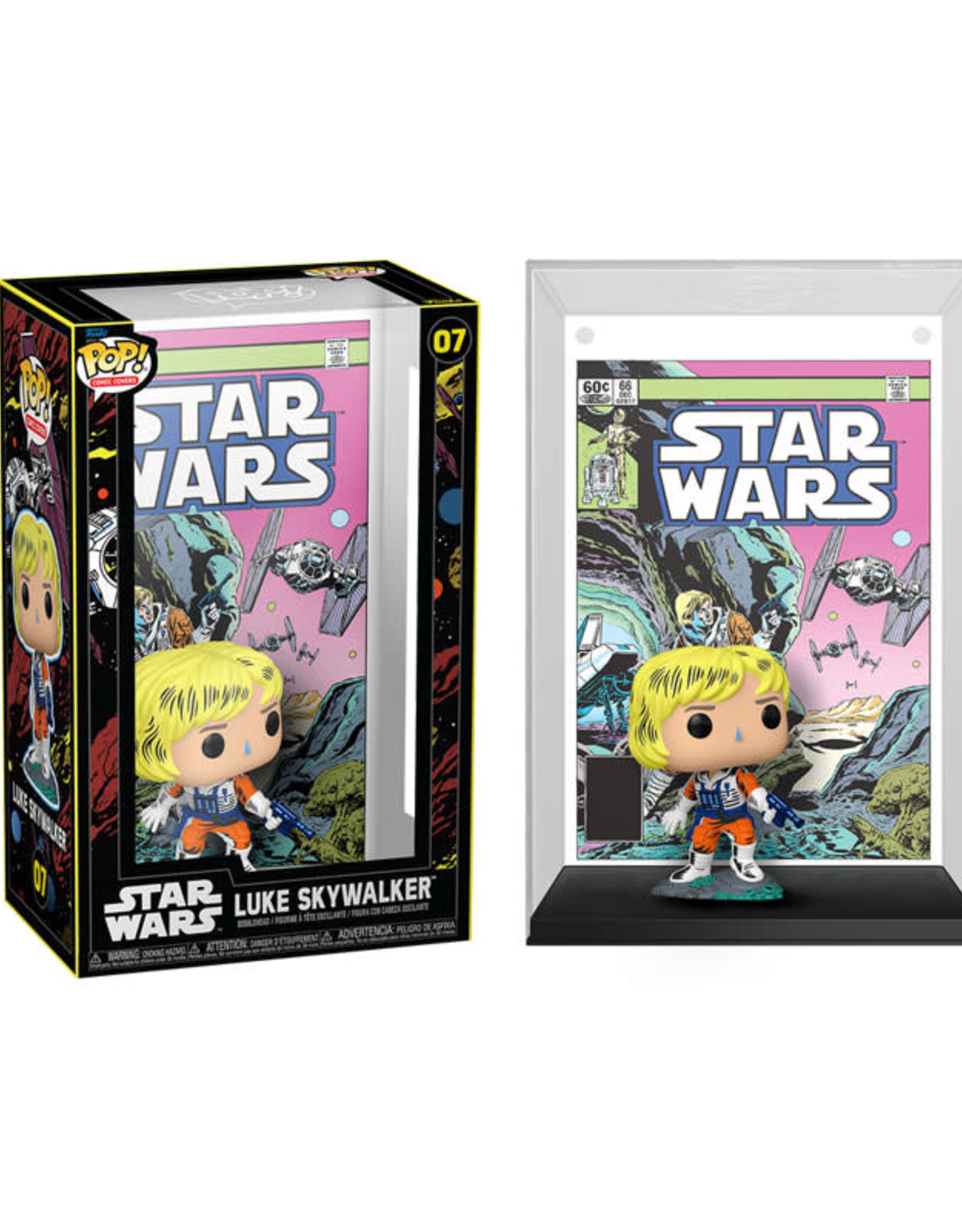 POP COMIC COVER STAR WARS LUKE SKYWALKER #66 W/ PROTECTOR