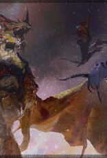 UP PLAYMAT MTG COMMANDER SERIES THREE COLOR WEDGE THE UR-DRAGON HOLOFOIL