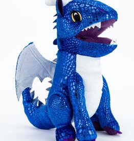 PLUSH DICE BAG BLUE DRAGON