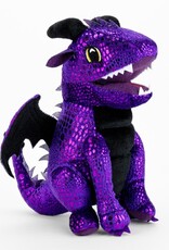 PLUSH DICE BAG PURPLE DRAGON