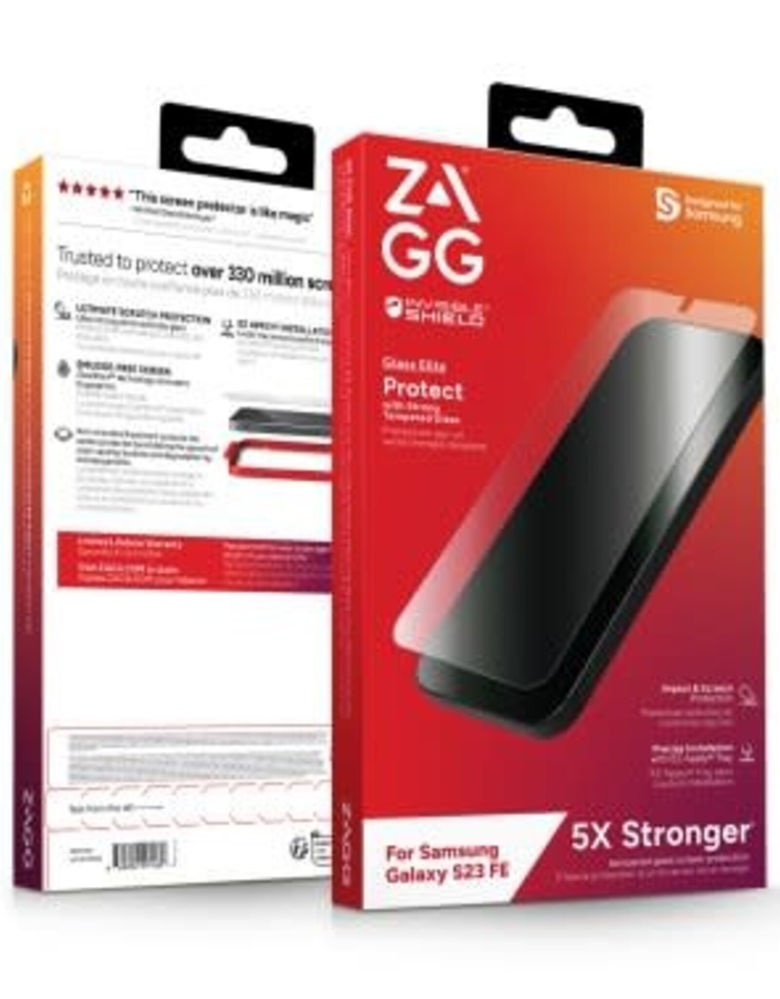 Samsung Galaxy S23 FE 5G ZAGG InvisibleShield Glass Elite Screen Protector